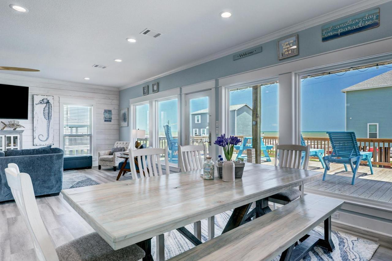 Beachfront - Hot Tub - Bbq - 14 Guests Bolivar Peninsula Εξωτερικό φωτογραφία